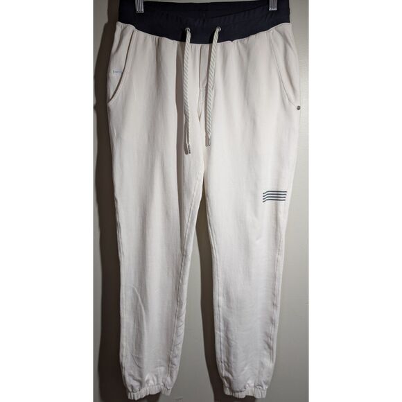 Vuori Ivory & Blue Jogger Pants Drawstring Waist, Men's Size Small - Picture 1 of 15